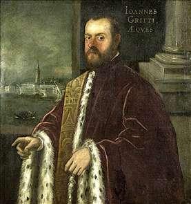 Domenico Tintoretto Portrait of Joannes Gritti oil painting picture